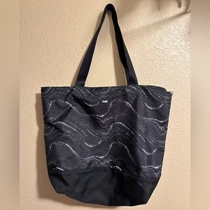 PINK Large Tote with Zipper Close